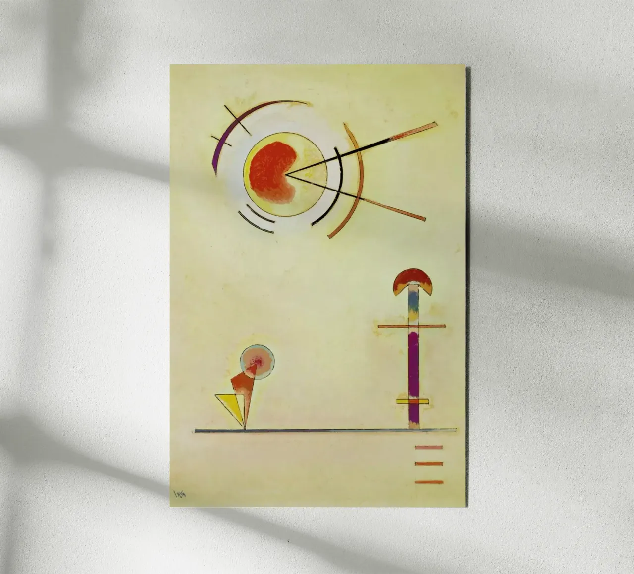 Kandinsky - Composition alluminio dibond da ARTOTHEK