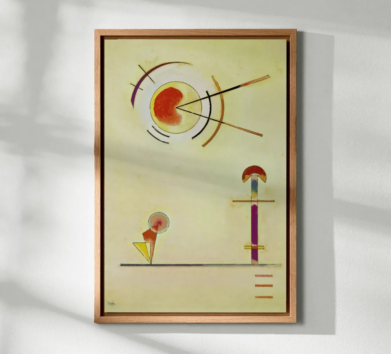 Kandinsky - Composition tela con Cornice a cassetta da ARTOTHEK