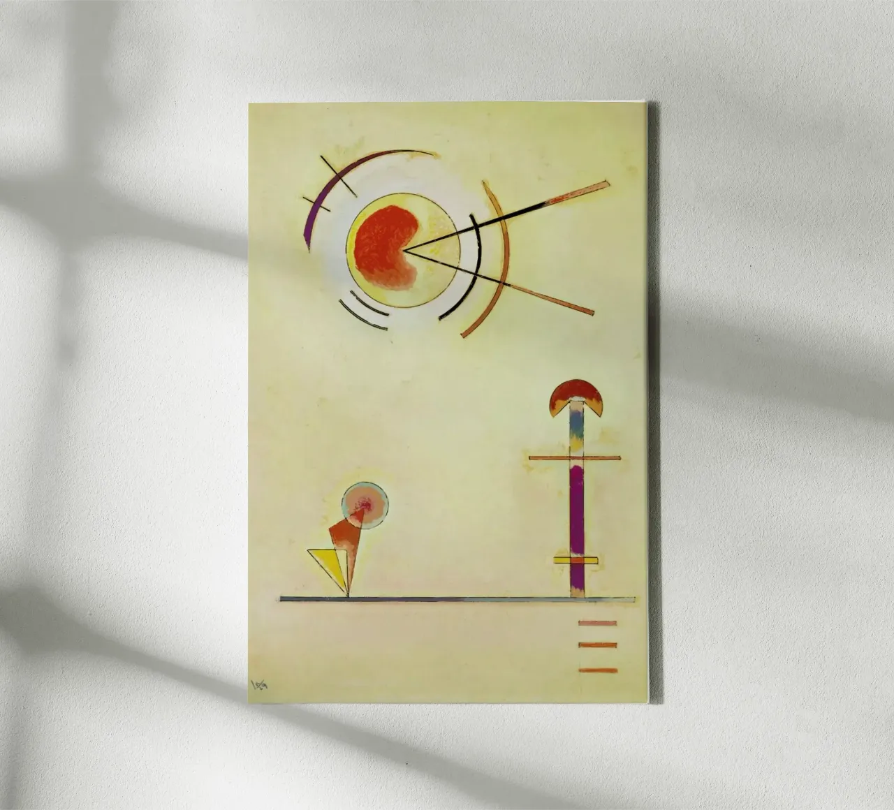 Kandinsky - Composition tela con Cornice a cassetta da ARTOTHEK