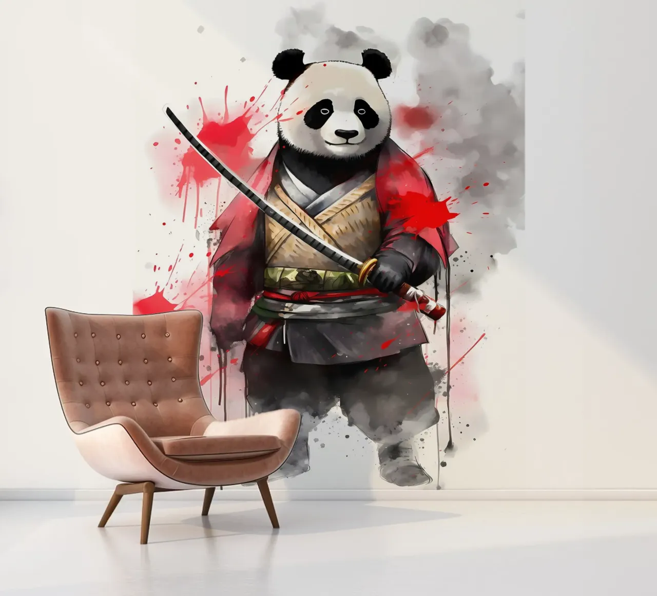 Panda fotobehang van James M Coyle