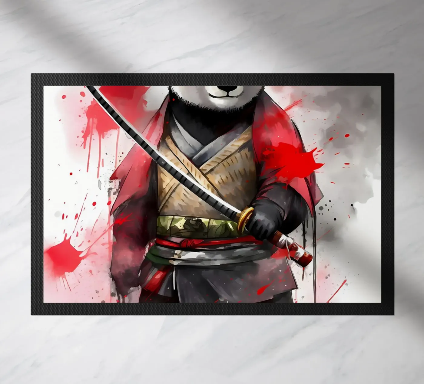 Panda paillasson de James M Coyle