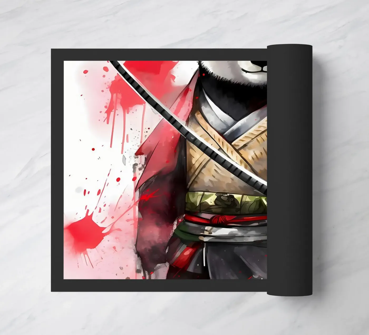 Panda paillasson de James M Coyle