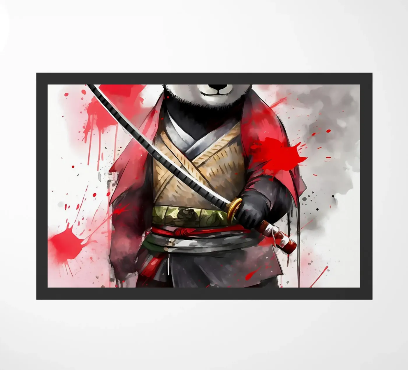 Panda paillasson de James M Coyle