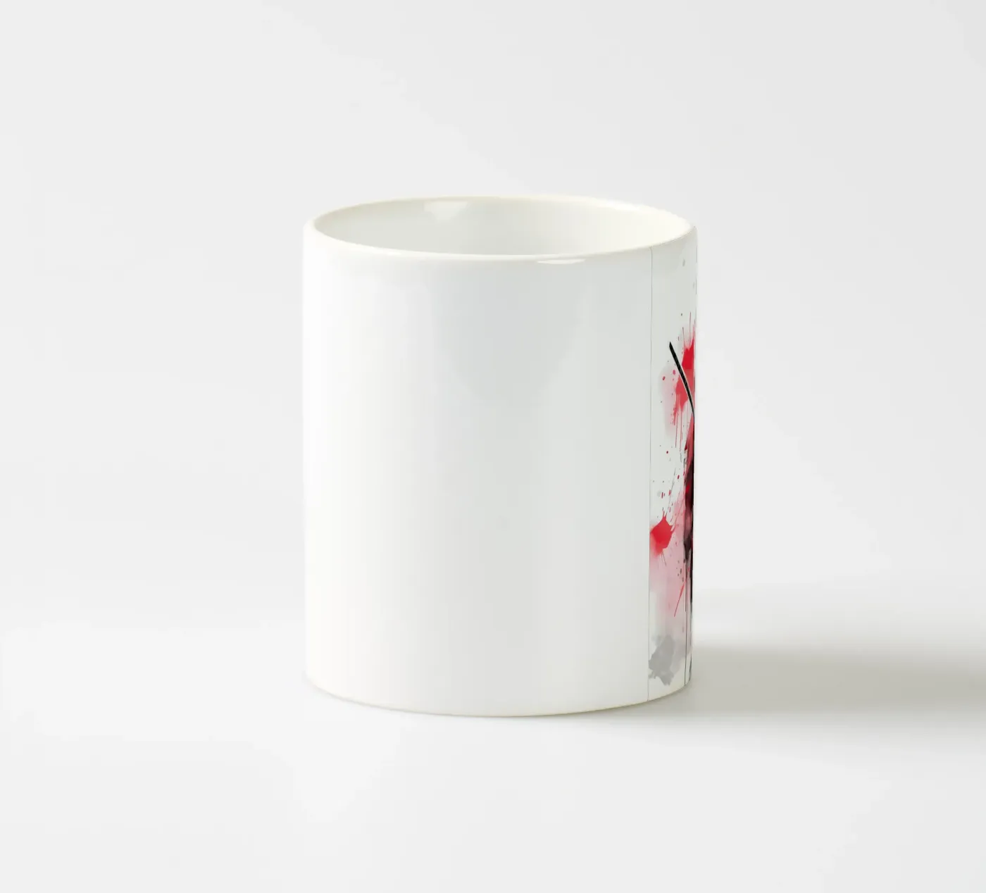 Panda ceramic mug by James M Coyle
