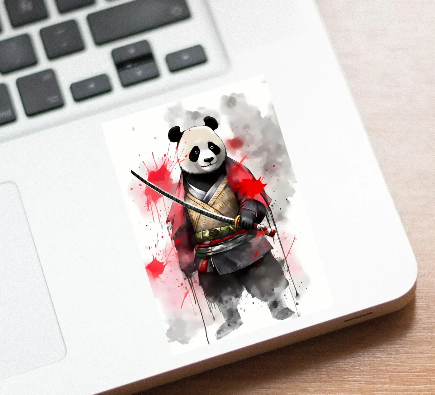 Panda sticker van James M Coyle