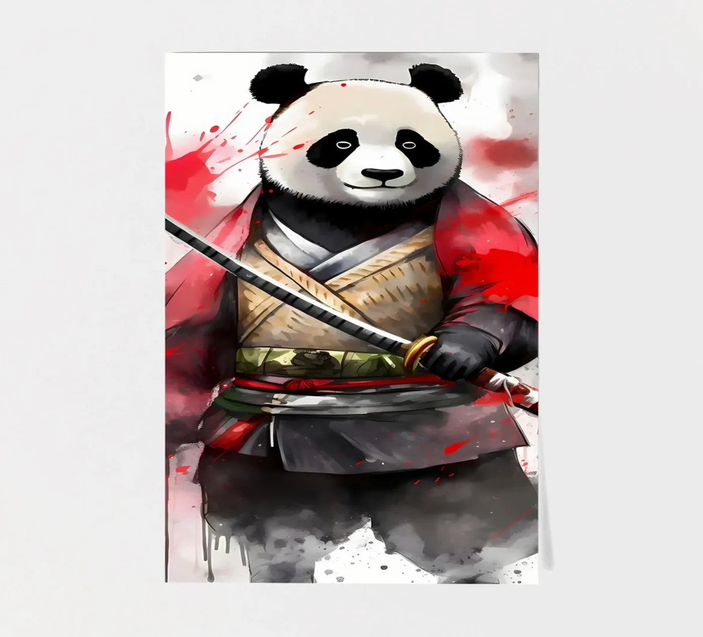 Panda stickervel van James M Coyle