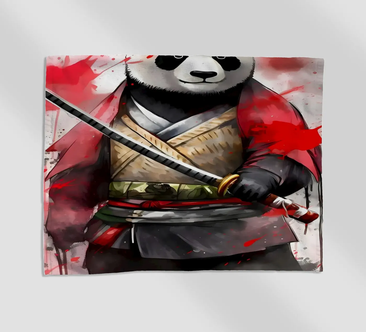 Panda beach towel by James M Coyle