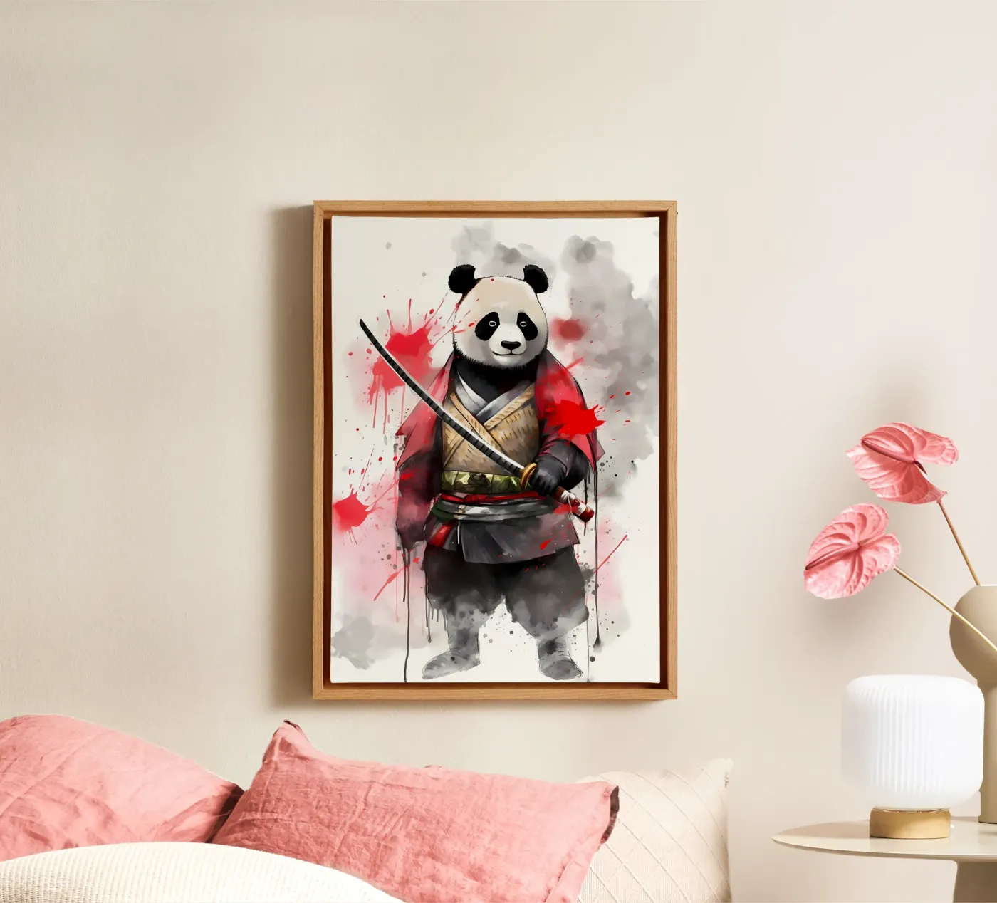 Panda canvas van James M Coyle