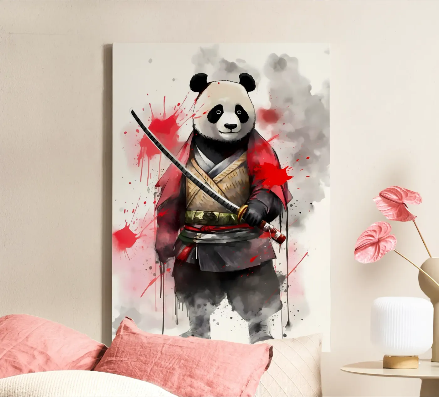 Panda canvas van James M Coyle