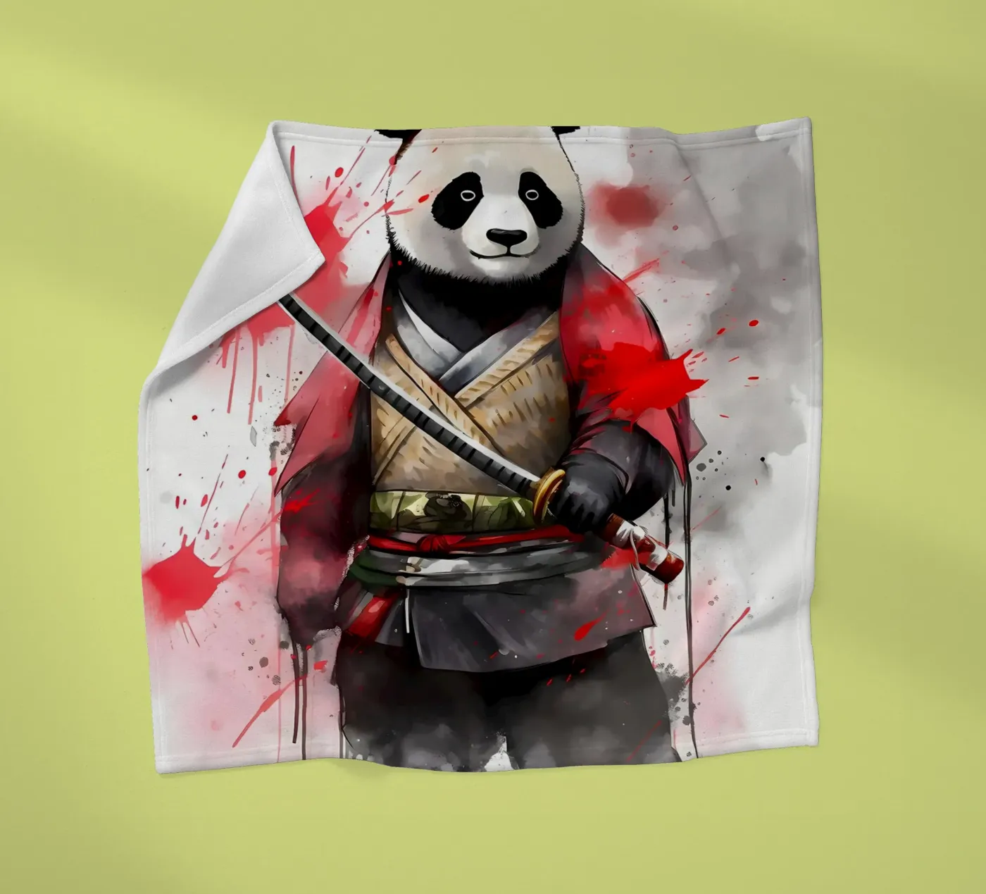 Panda Fleecedecke von James M Coyle