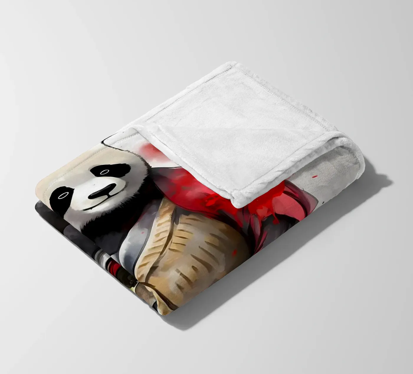 Panda Fleecedecke von James M Coyle