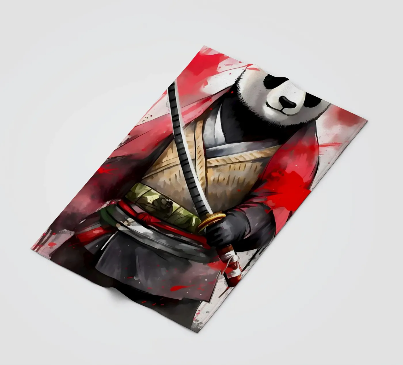 Panda Fleecedecke von James M Coyle