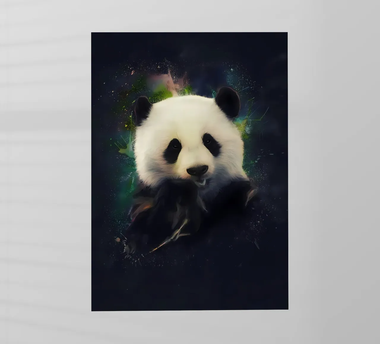 Baby-Riesenpanda Backlit Folie von James M Coyle