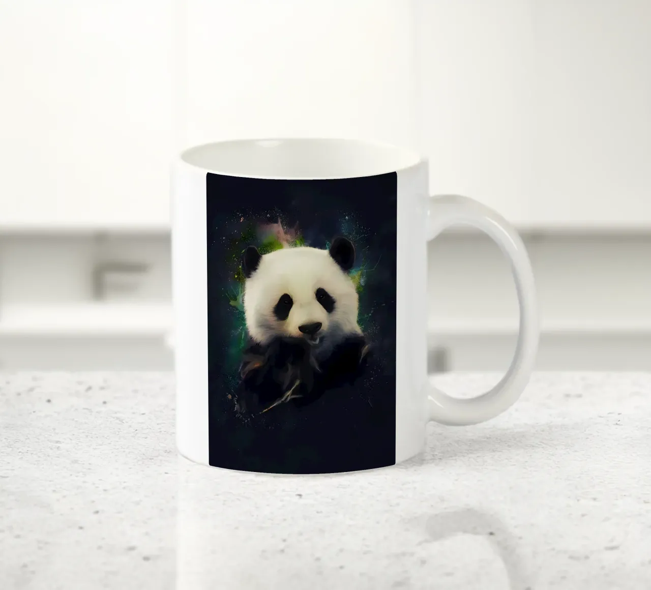 Baby-Riesenpanda Keramik Tasse von James M Coyle