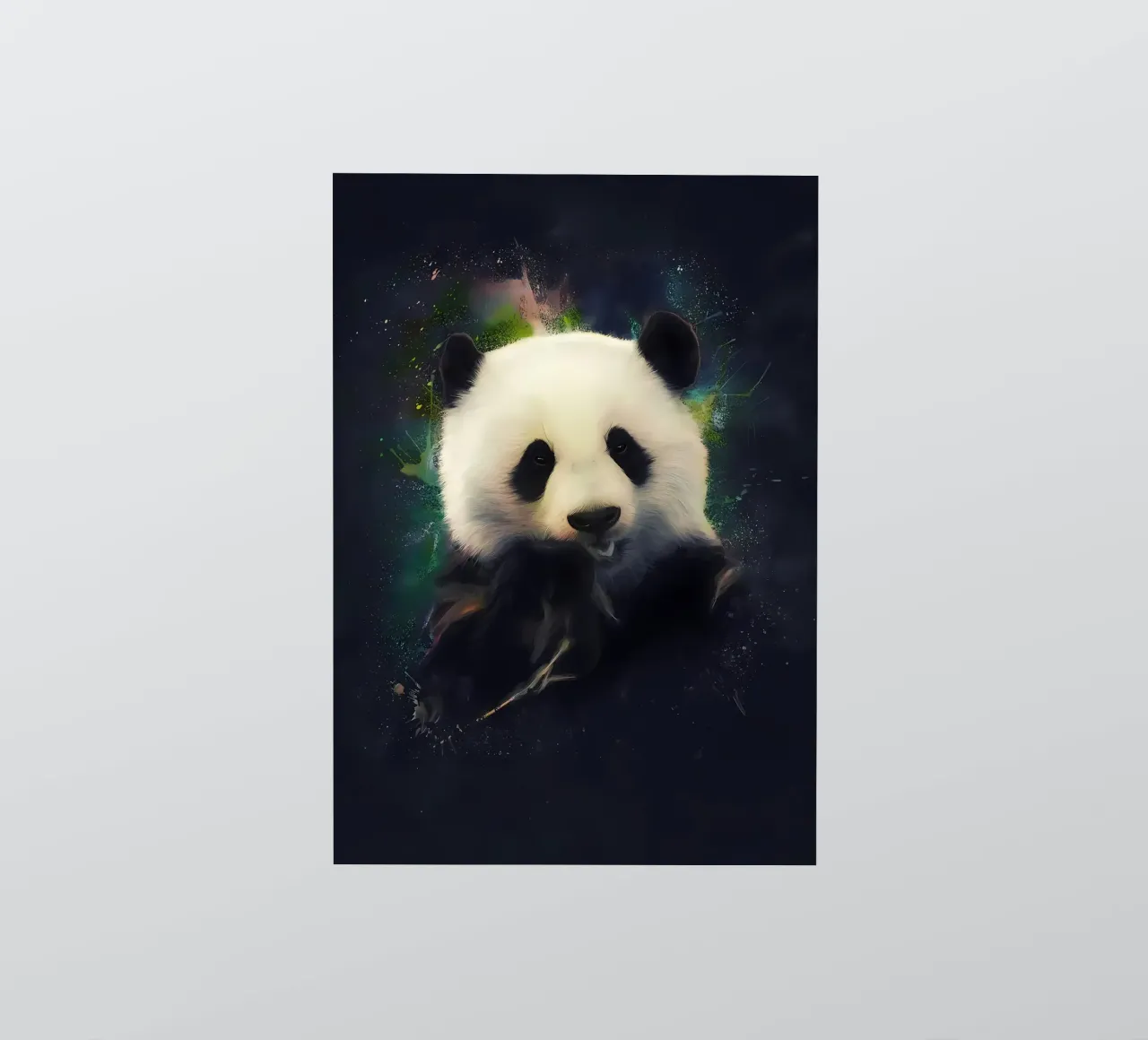 Baby giant panda sticker by James M Coyle