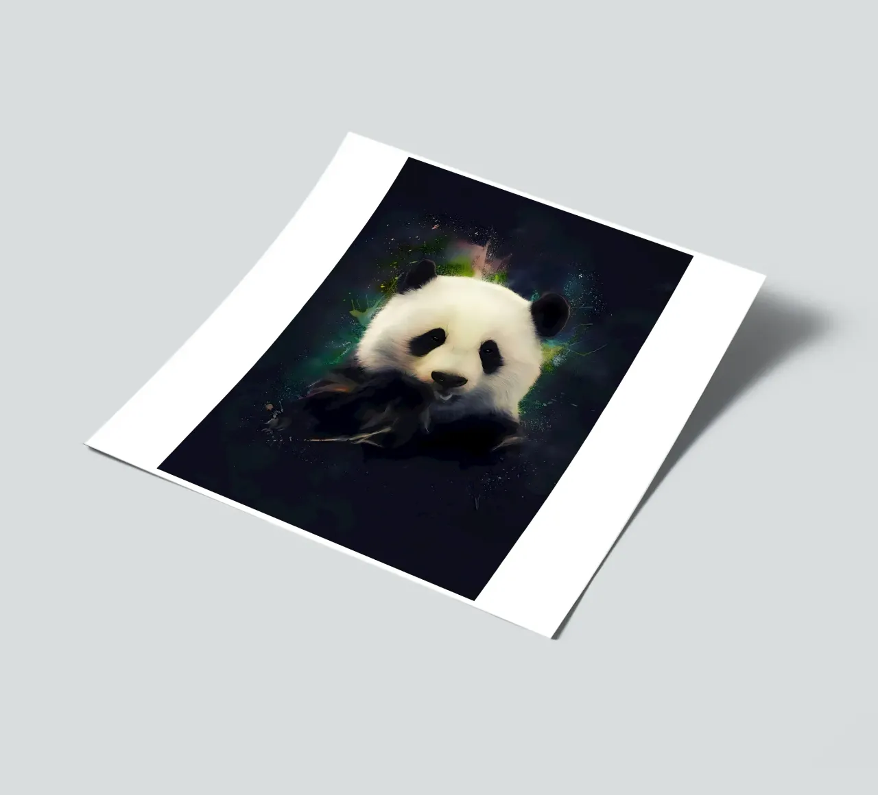 Baby giant panda sticker sheet by James M Coyle