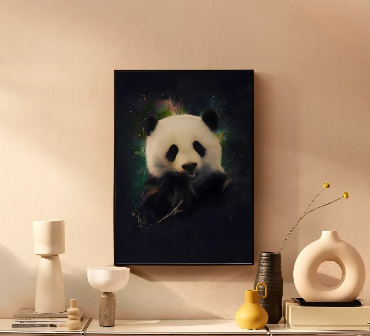 Bébé panda géant plexiglas de James M Coyle