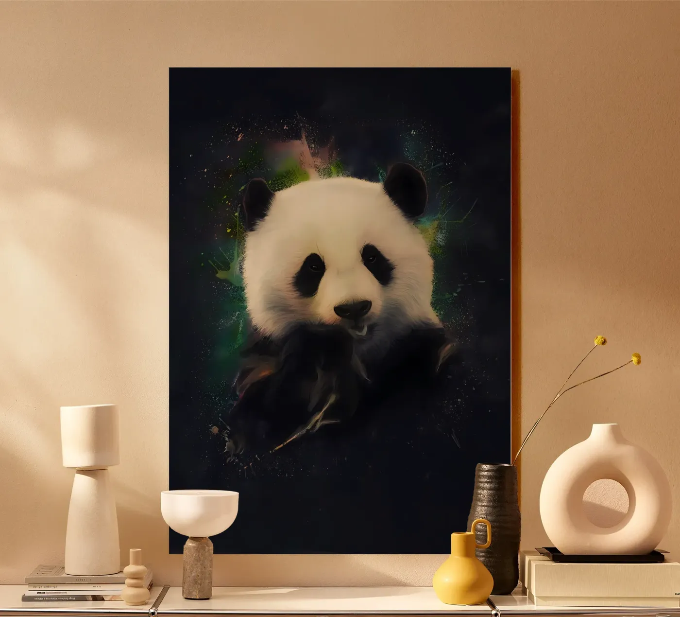 Baby giant panda plexiglas de James M Coyle