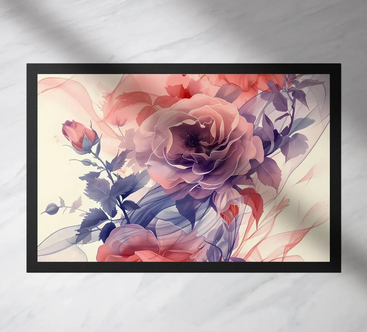 Rose Acquerello zerbino da Rebecca Clark Wyrick
