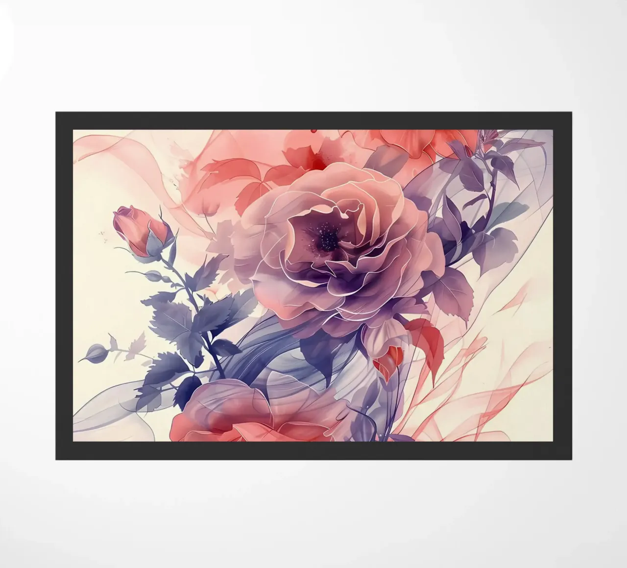 Rose Acquerello zerbino da Rebecca Clark Wyrick