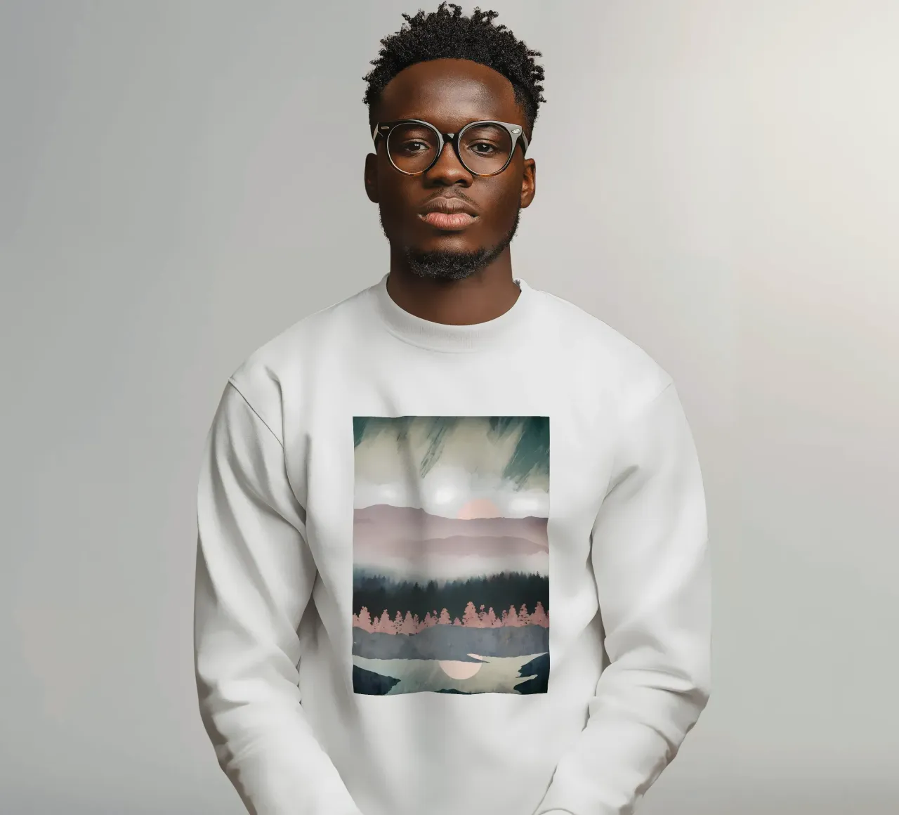 Fiume d'autunno felpa da Albert S Jacob