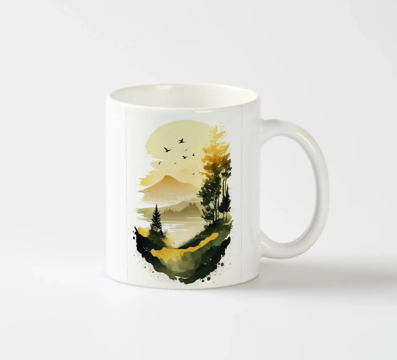 Sera a Forest Lake tazza in ceramica da Albert S Jacob