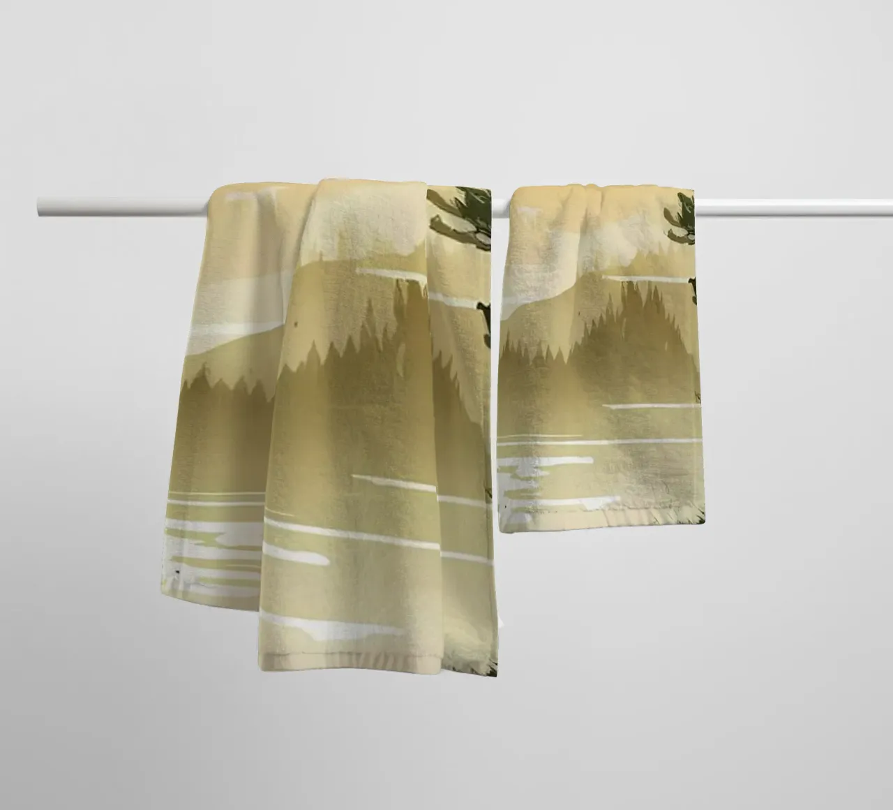 Sera a Forest Lake asciugamano da bagno da Albert S Jacob