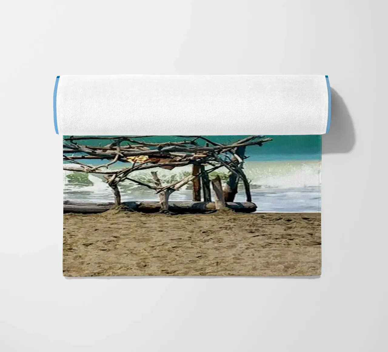 You can find me where the sand meets the water telo mare da Happy 😃 Art 🎨 by Christine Schnoell