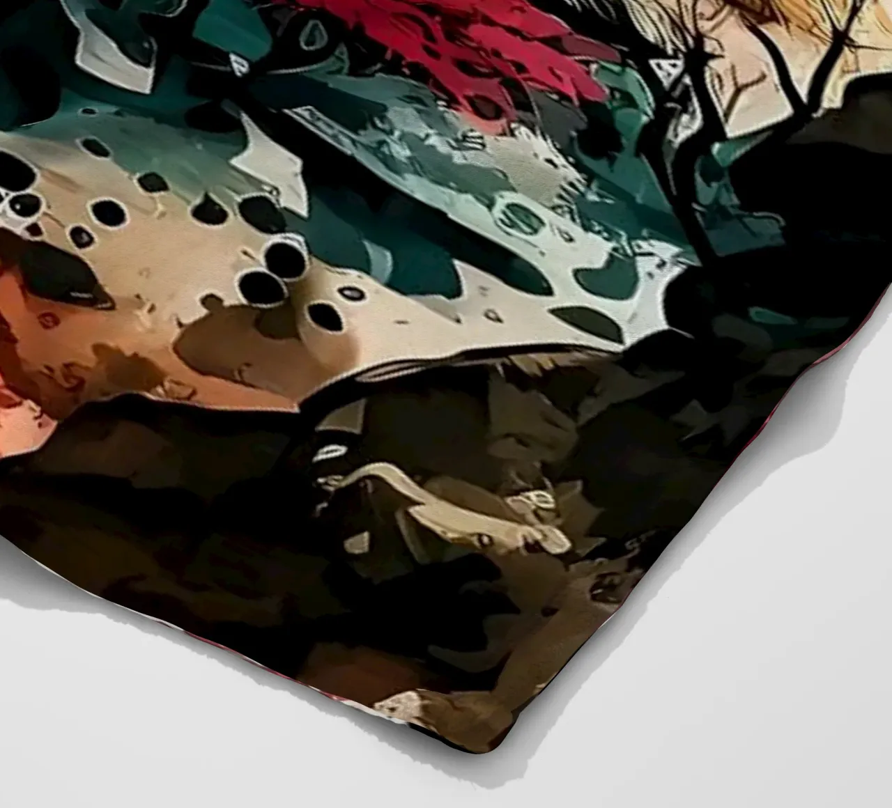 Paesaggi del Giappone coperta in pile da Rebecca Clark Wyrick