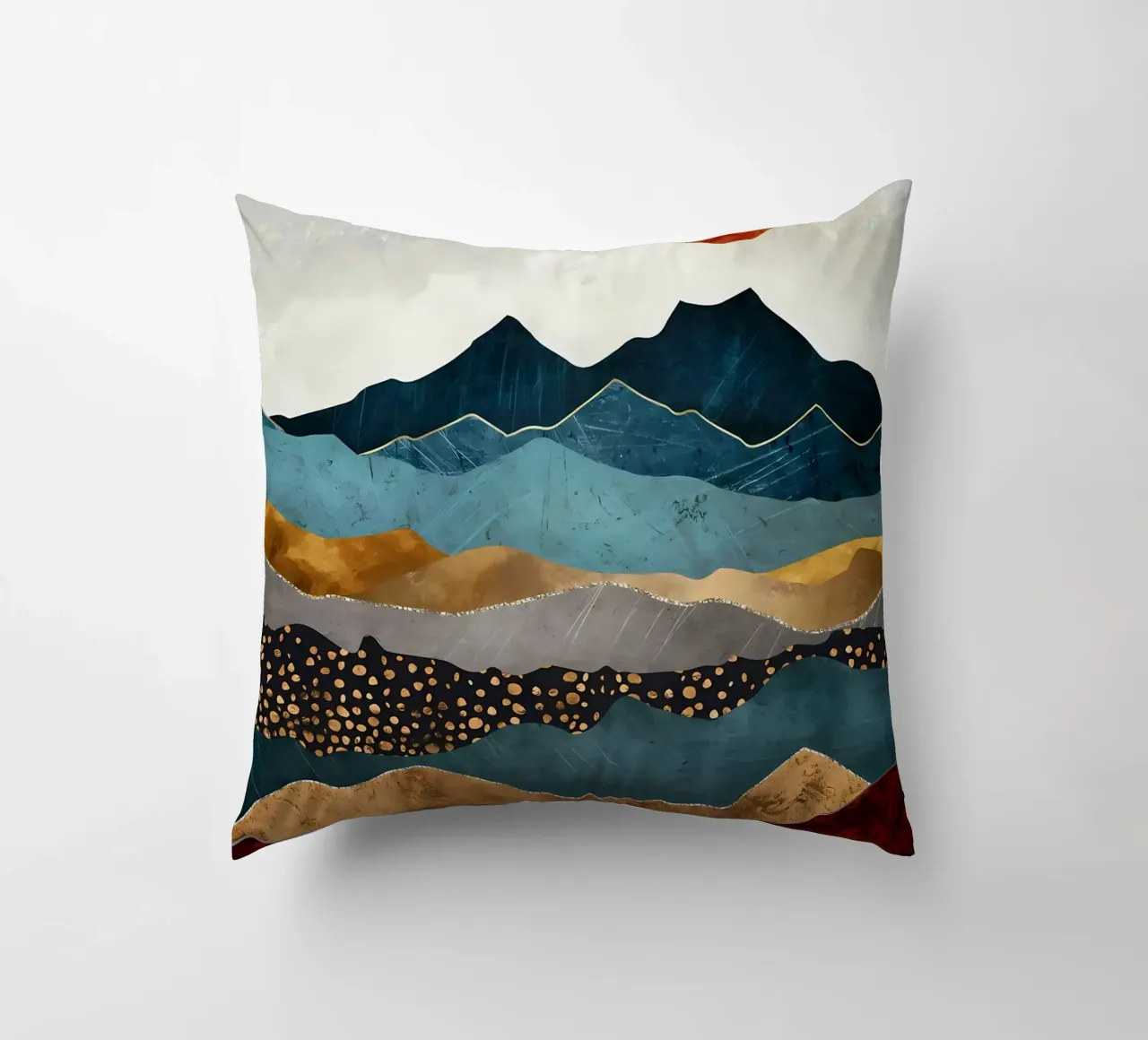 Abstrait Mountain View coussin de Albert S Jacob