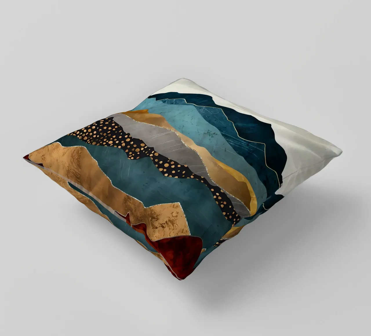 Abstrait Mountain View coussin de Albert S Jacob