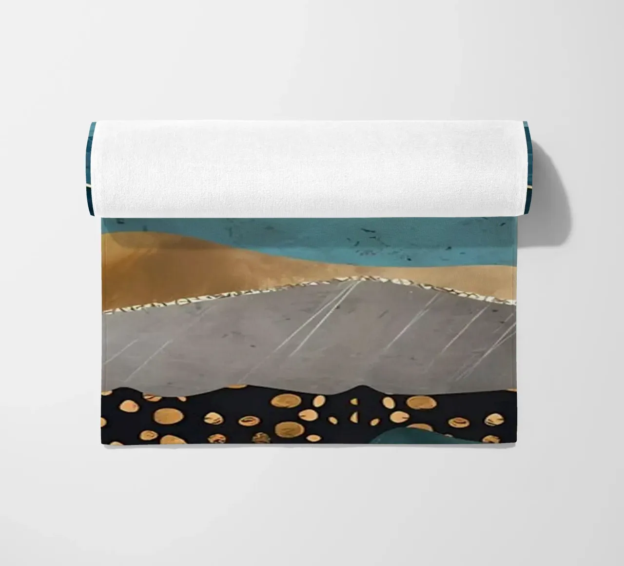 Abstrait Mountain View serviette de plage de Albert S Jacob