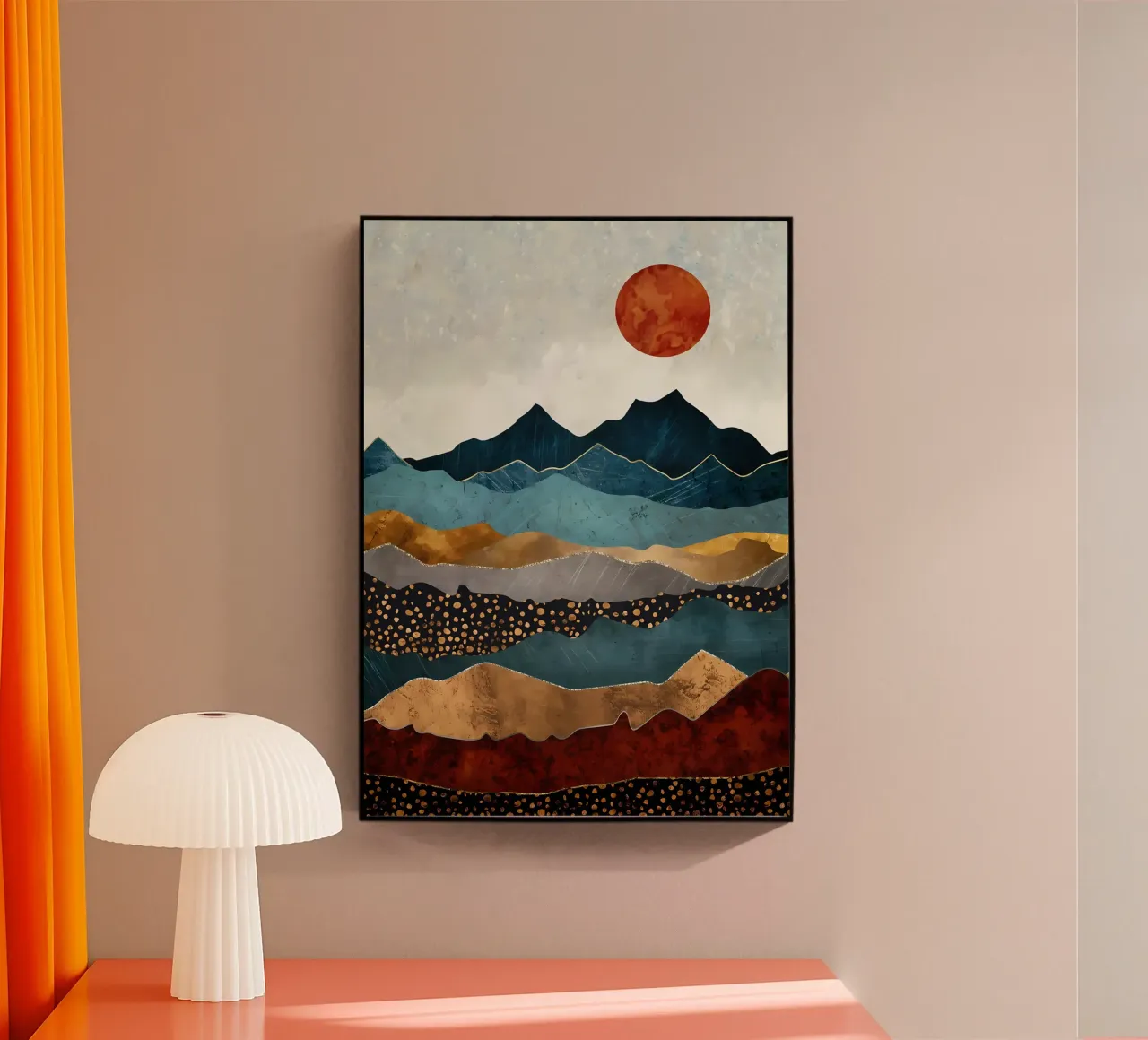 Abstrait Mountain View plexiglas de Albert S Jacob