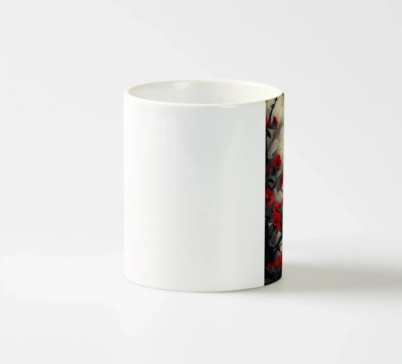 paesaggio giapponese tazza in ceramica da Rebecca Clark Wyrick