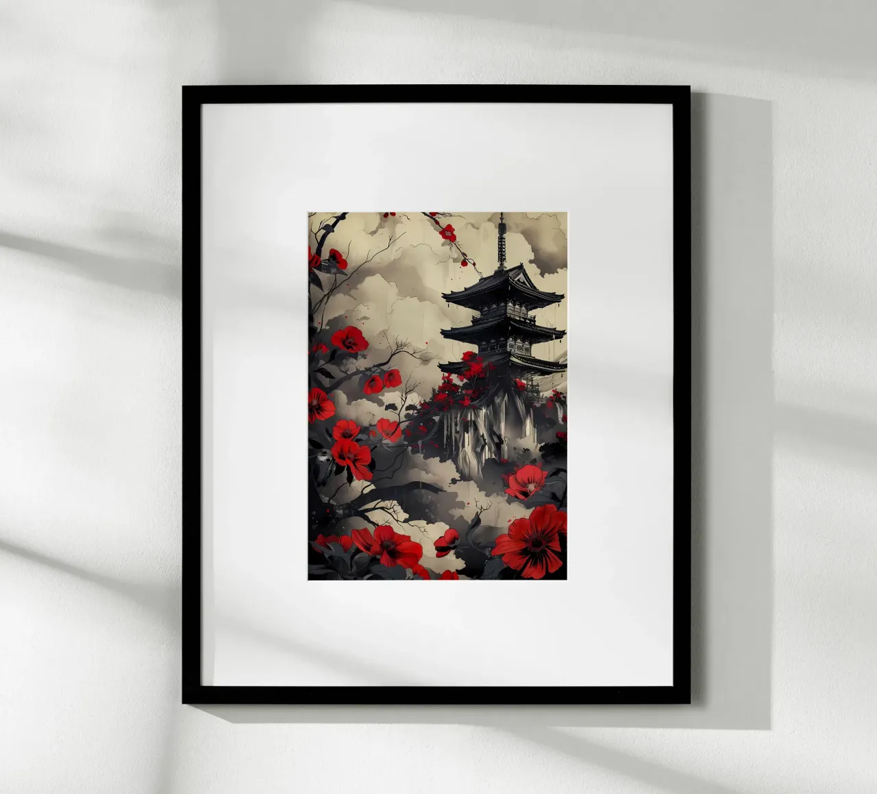 paesaggio giapponese poster da Rebecca Clark Wyrick