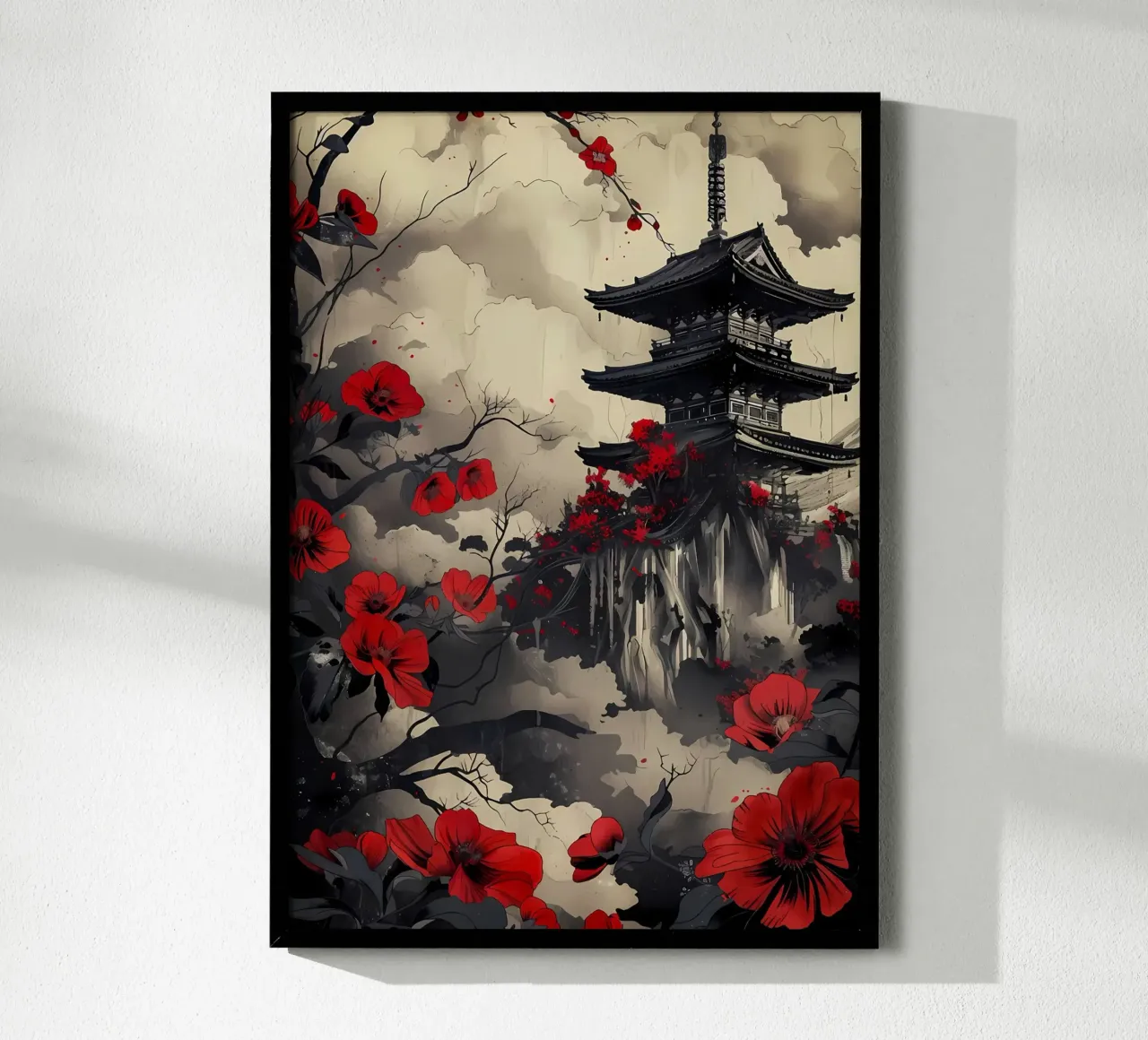 paesaggio giapponese poster da Rebecca Clark Wyrick