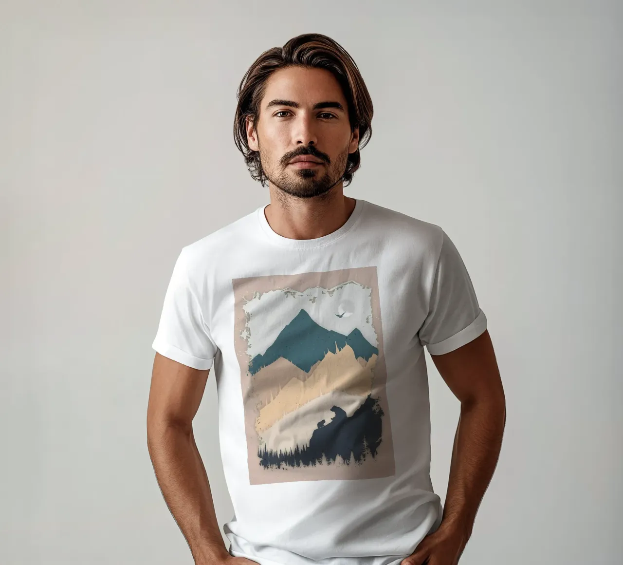 Crepuscolo d'ambra t-shirt da Albert S Jacob