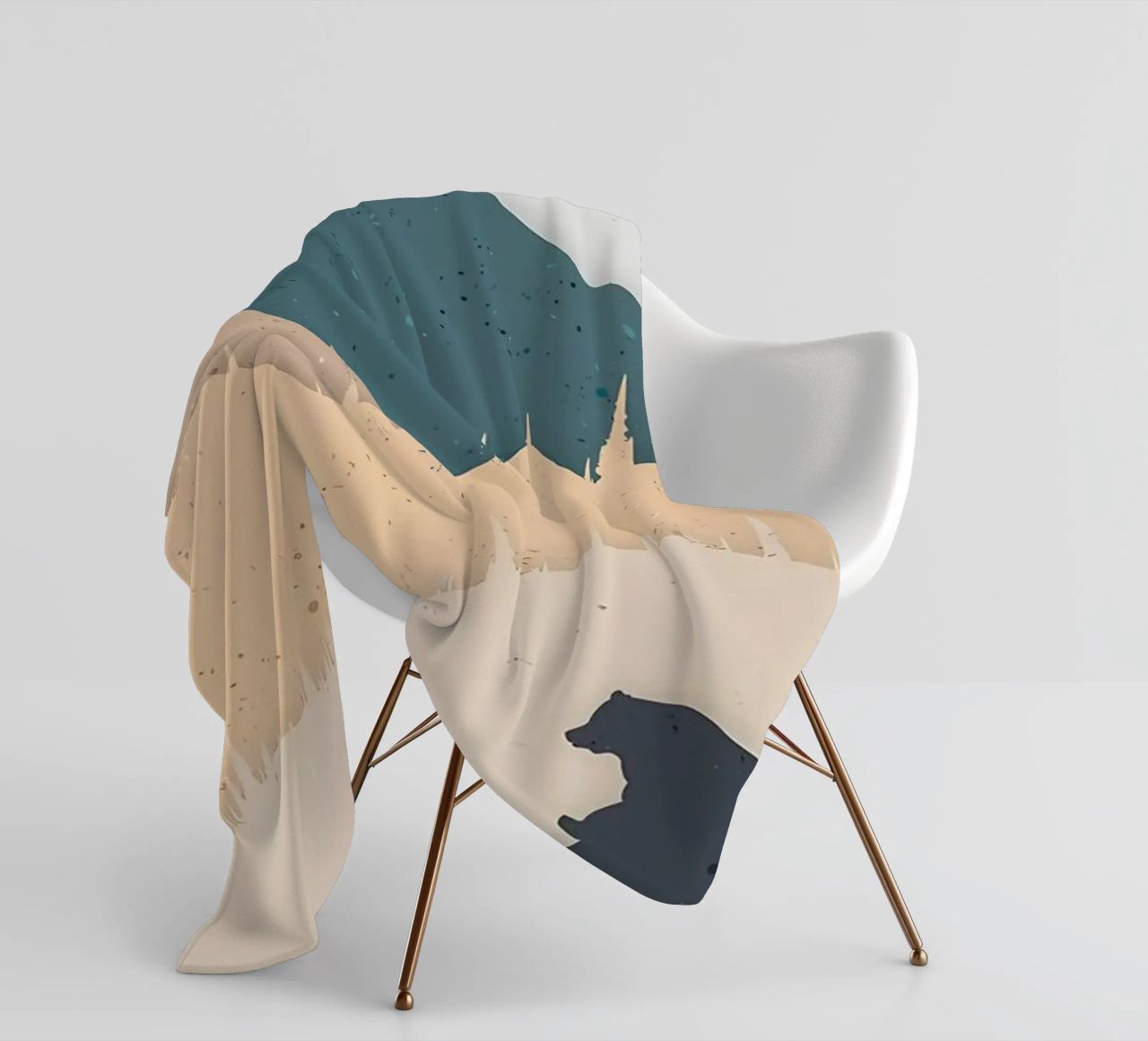 Crepuscolo d'ambra coperta in pile da Albert S Jacob