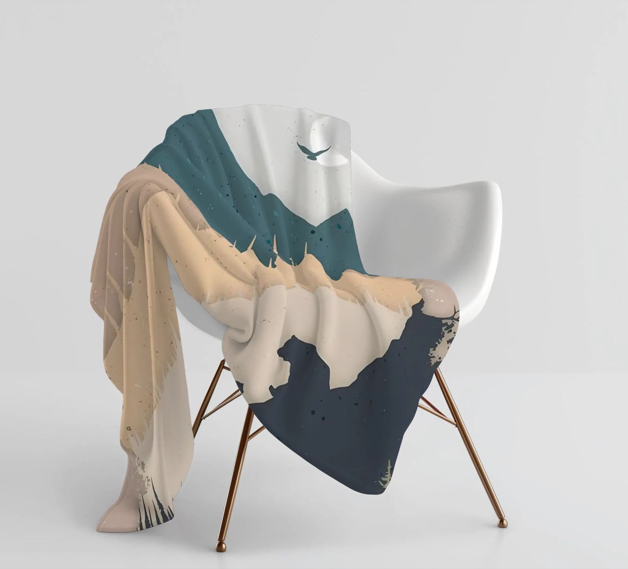 Crepuscolo d'ambra coperta in pile da Albert S Jacob