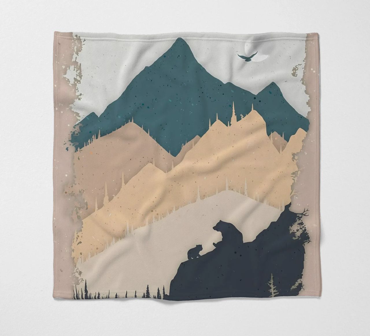 Crepuscolo d'ambra coperta in pile da Albert S Jacob