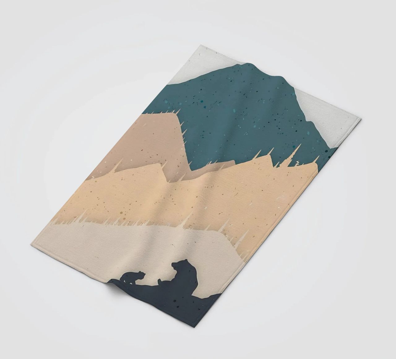Crepuscolo d'ambra coperta in pile da Albert S Jacob