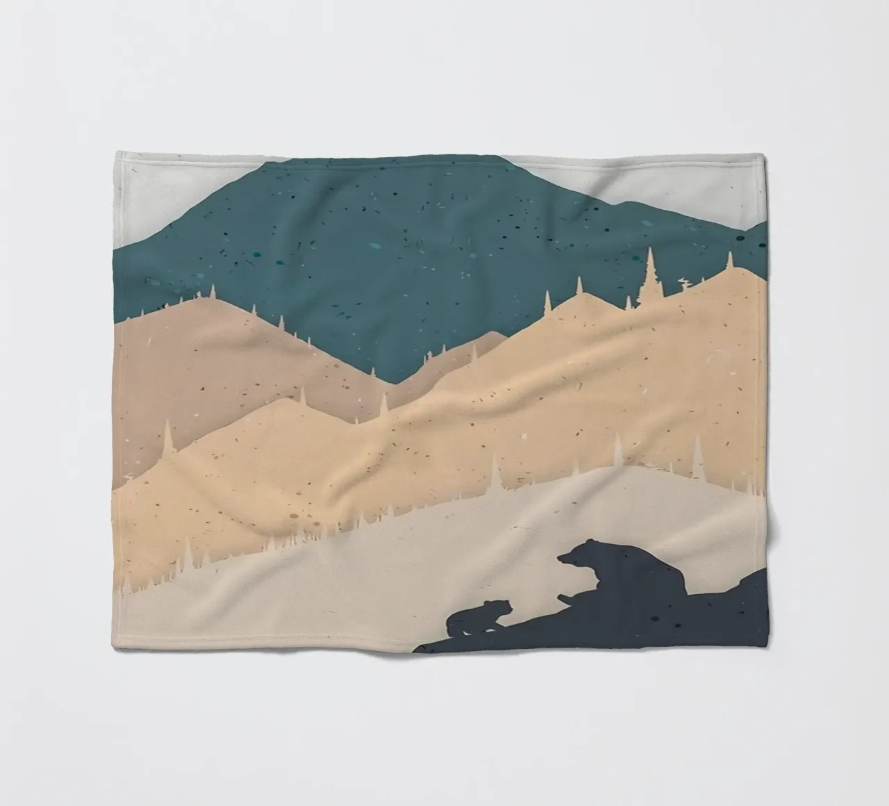 Bernsteinfarbene Dämmerung Fleecedecke von Albert S Jacob