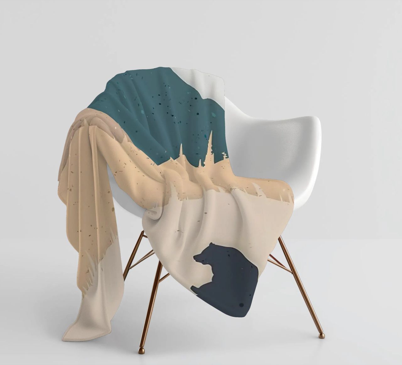 Crepuscolo d'ambra coperta in pile da Albert S Jacob