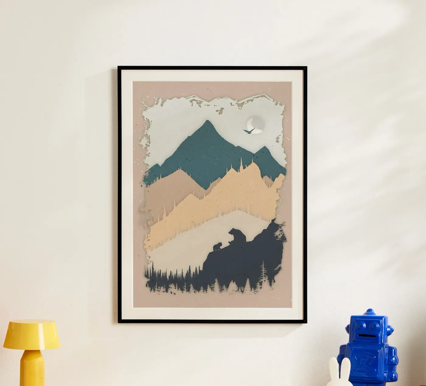 Amber Dusk poster van Albert S Jacob