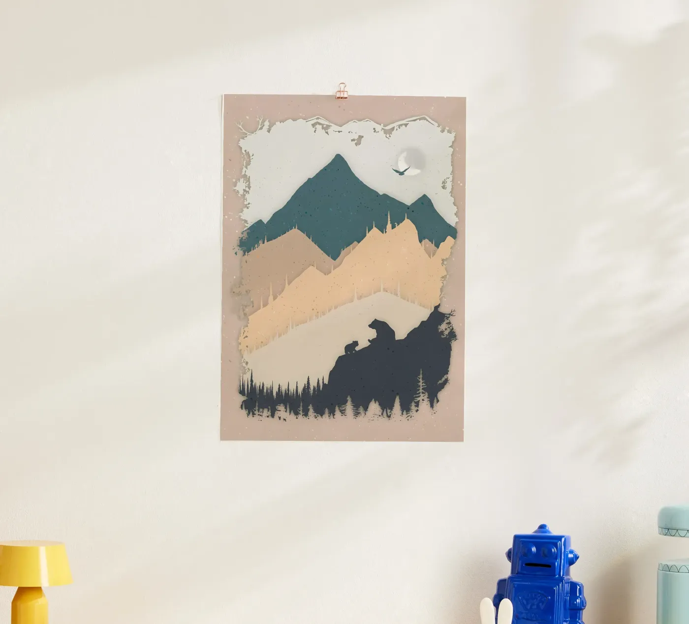 Amber Dusk poster van Albert S Jacob