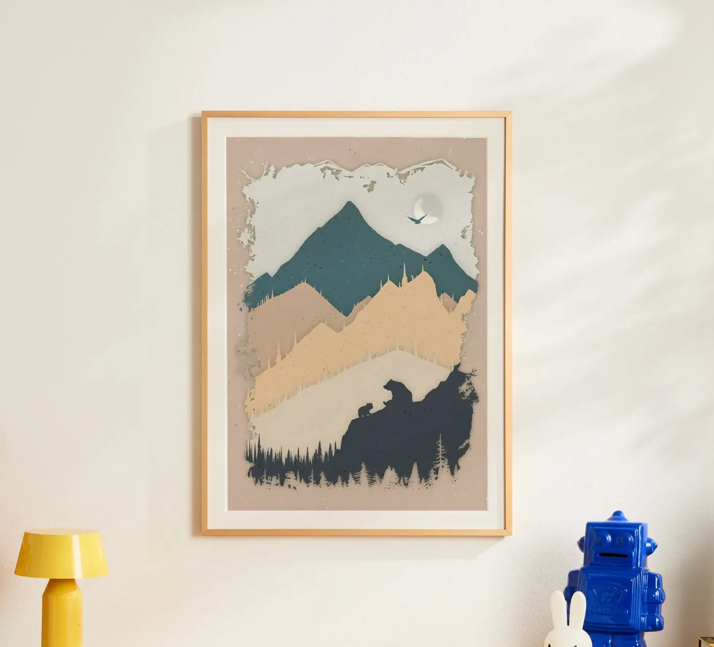 Amber Dusk poster van Albert S Jacob