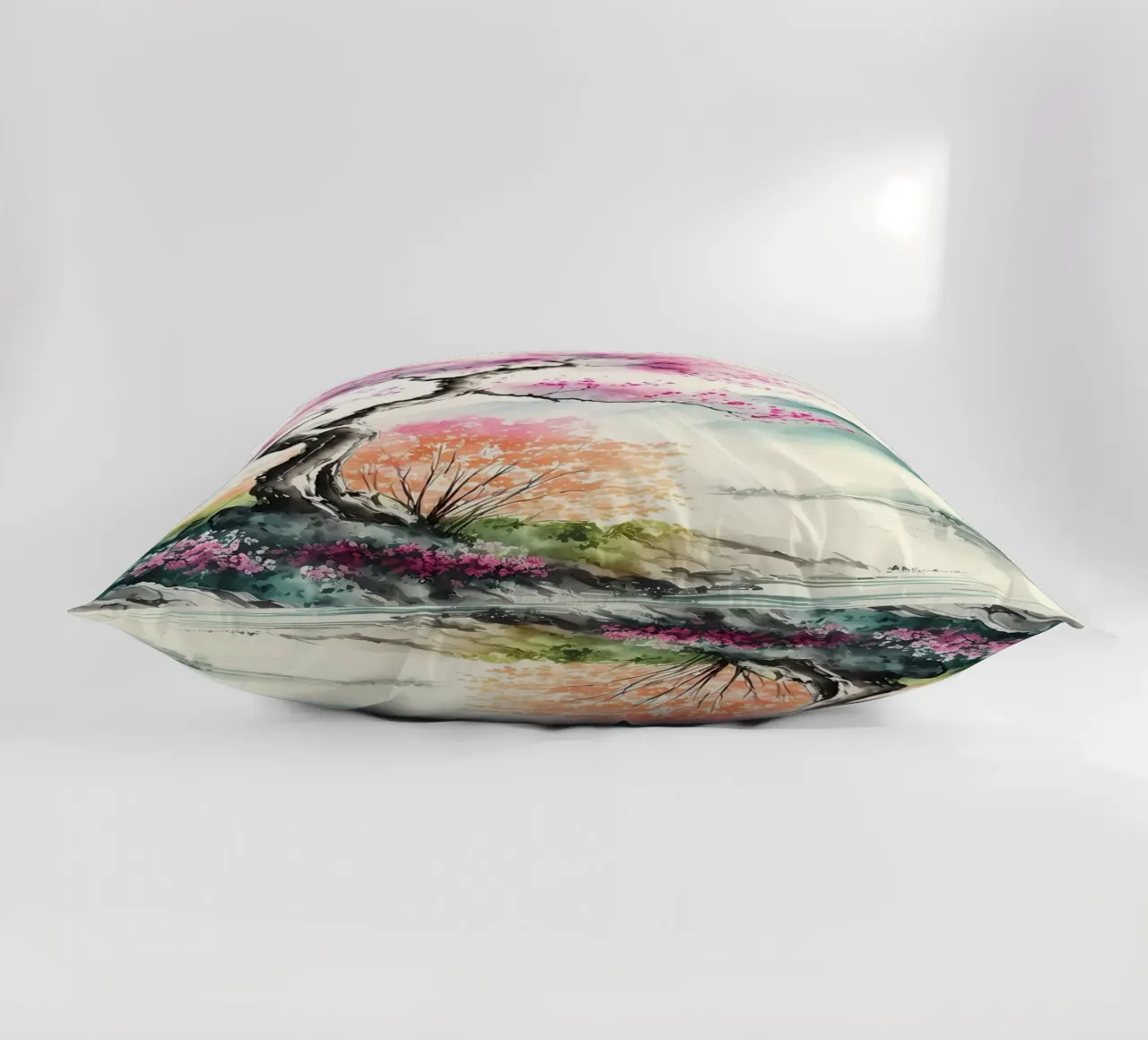 fiori di ciliegio giapponesi cuscino da Rebecca Clark Wyrick