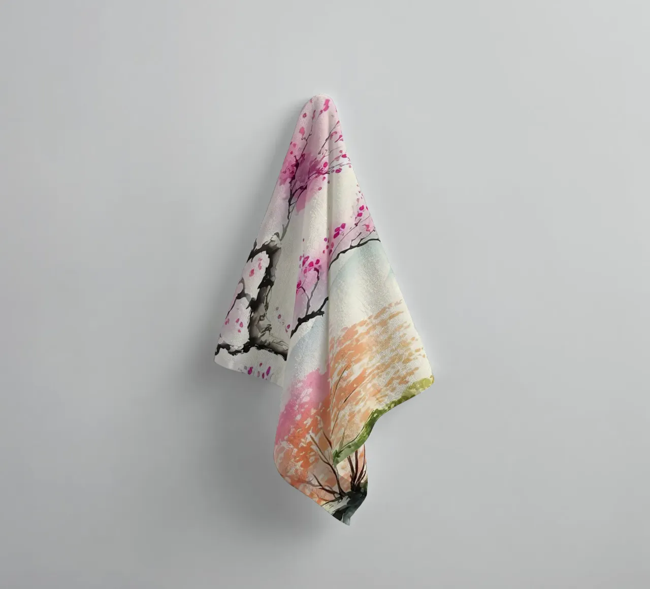 fiori di ciliegio giapponesi asciugamano da bagno da Rebecca Clark Wyrick