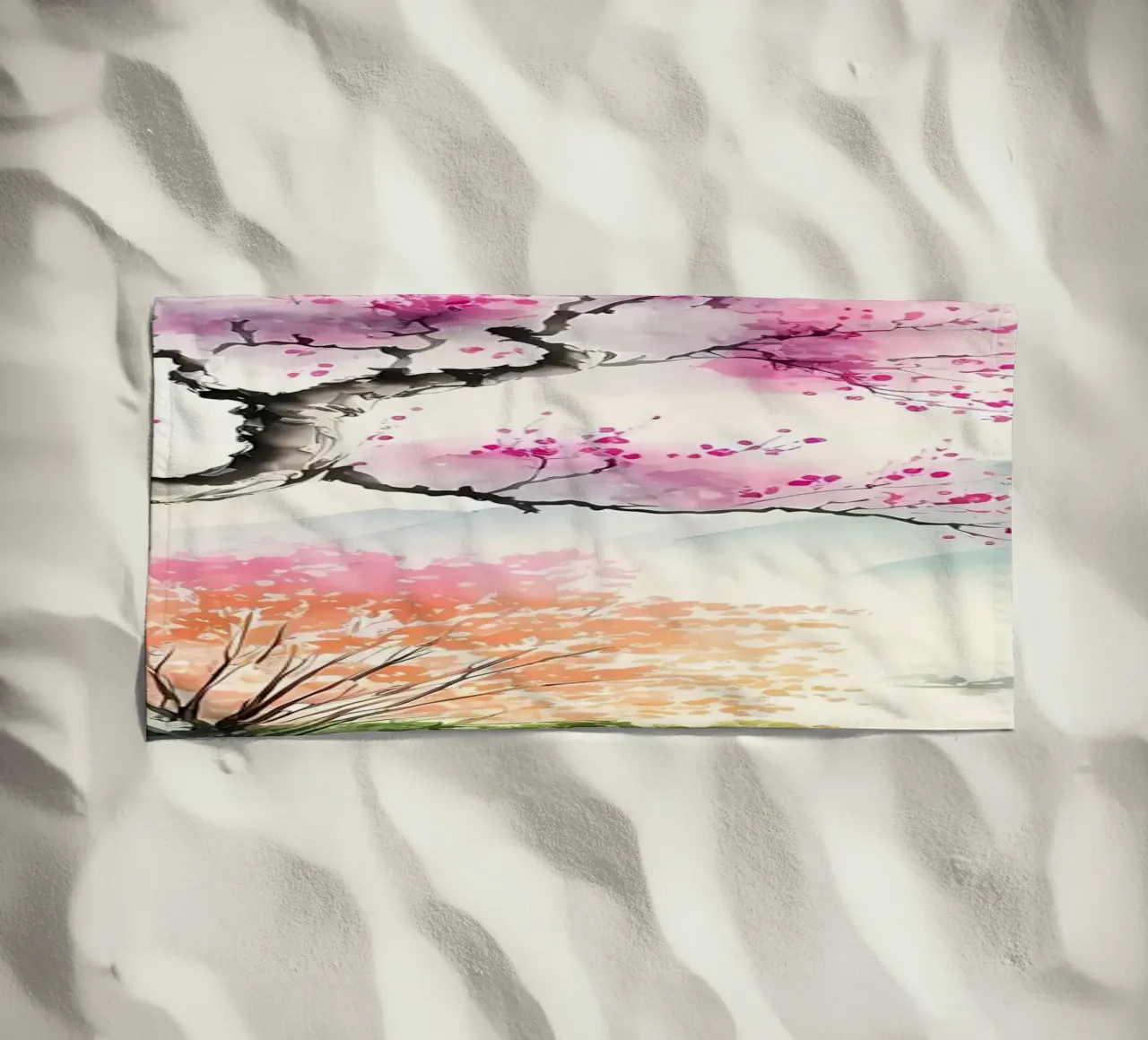 fiori di ciliegio giapponesi telo mare da Rebecca Clark Wyrick