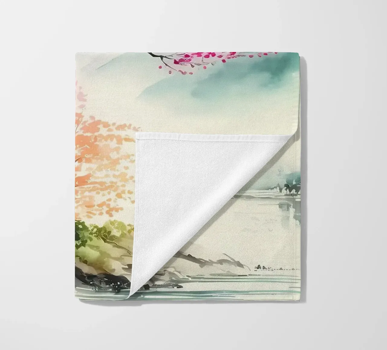 fiori di ciliegio giapponesi telo mare da Rebecca Clark Wyrick